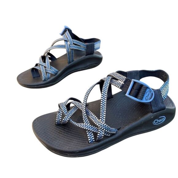 Chaco Women's Z Eddy X2 Slingback Sandals Blue Casual Summer Shoes - Picture 2 of 12